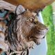 2 magnificent consoles/shelves in carved wood "FROM THE BLACK FOREST"