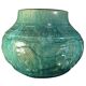 Lion vase, art deco, Bouffioulx stoneware, Roger Guérin, circa 1930