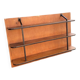 Wood and iron shelf