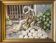 HSP painting "Coconut cutter" Sao Paulo signed Auberger 1969 + frame