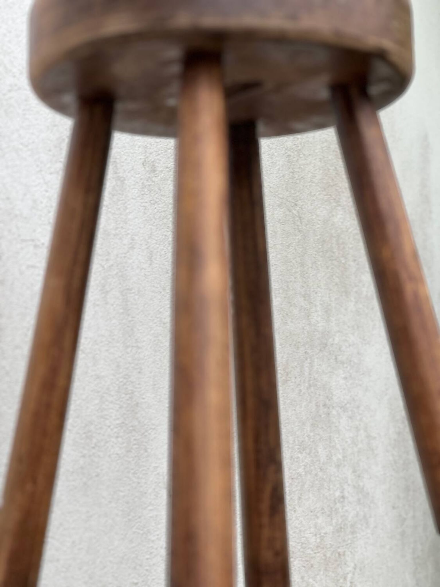 Set of 3 wooden stools