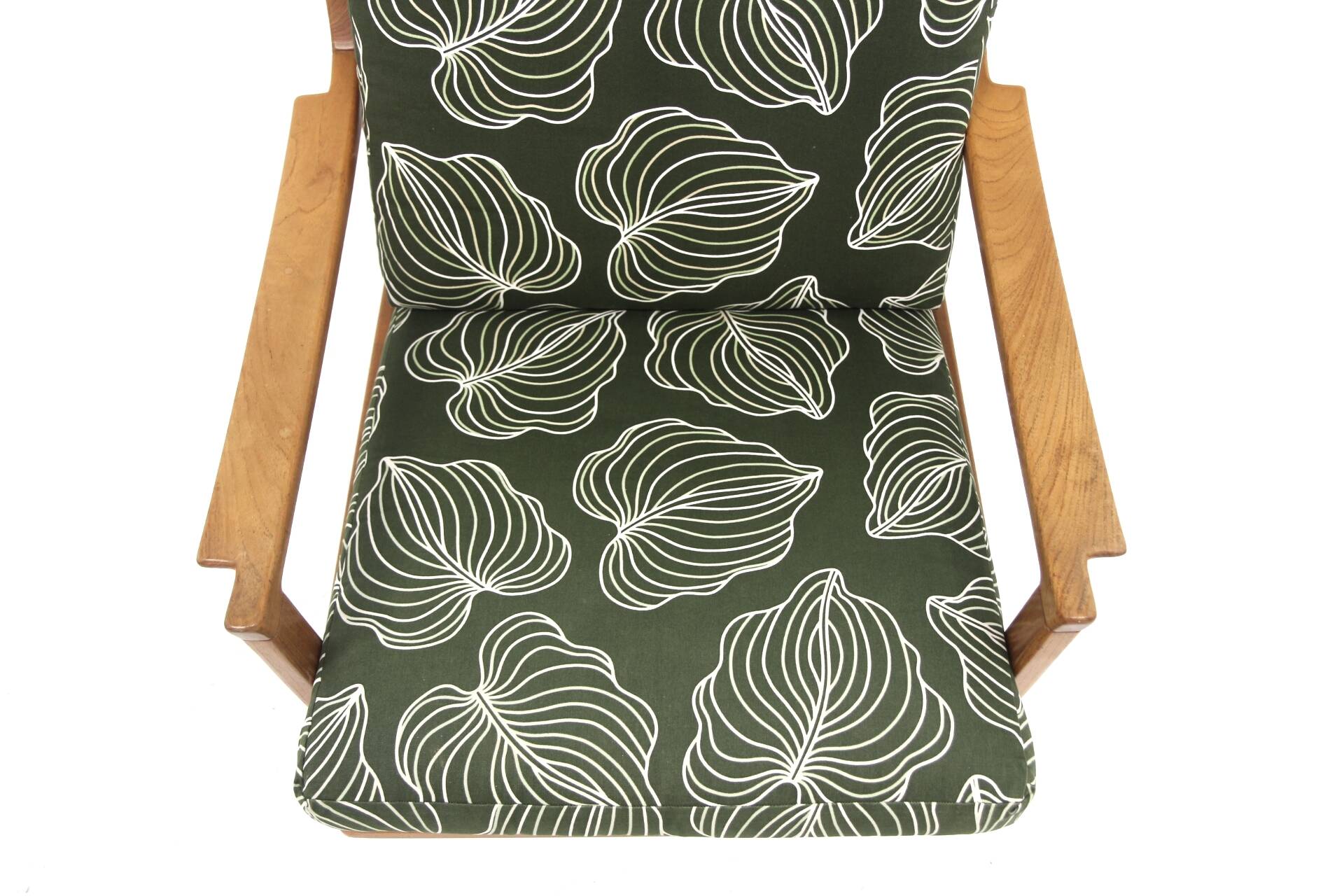 Fauteuil scandinave en teck "Tibro", Erik Wortz, Möbel-IKEA, Suède, 1940