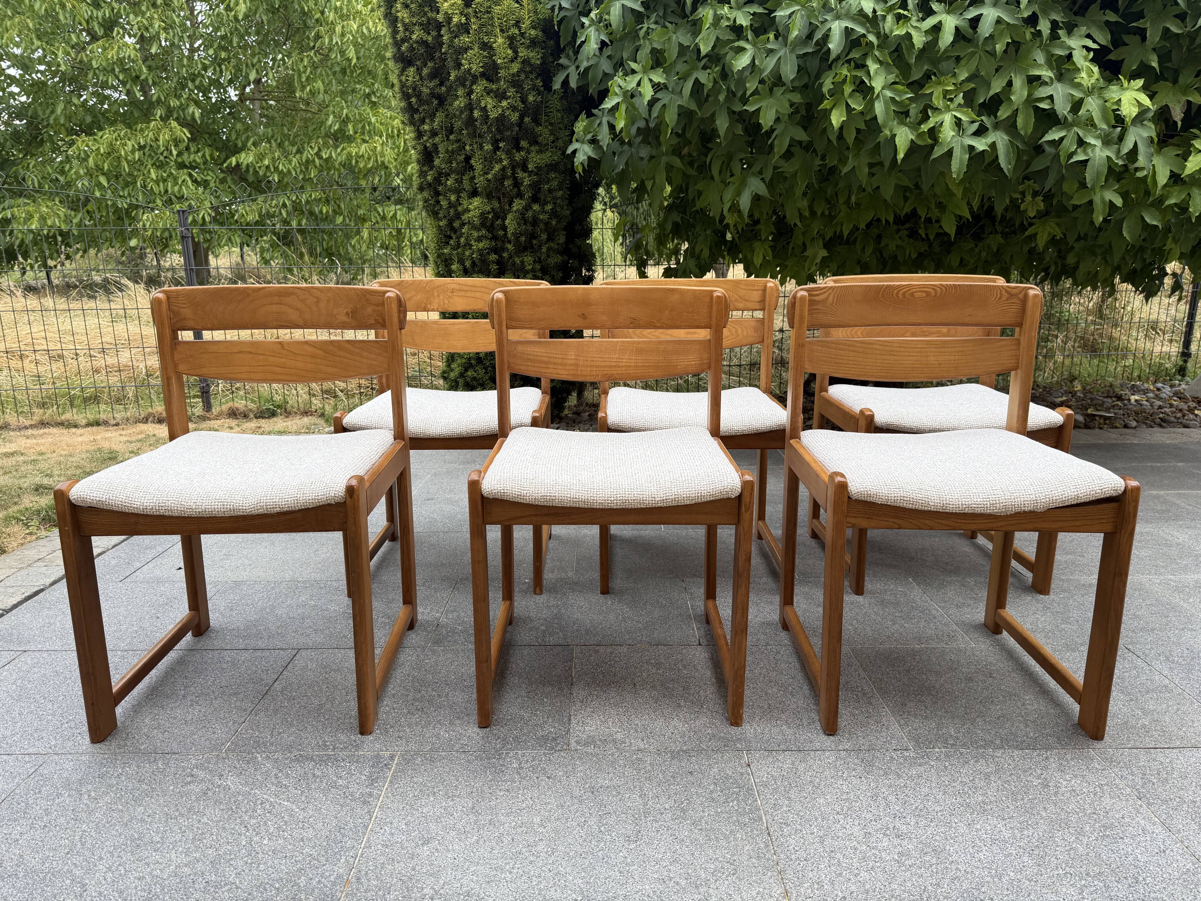 Lot de 6 chaises année 70