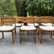 Lot de 6 chaises année 70