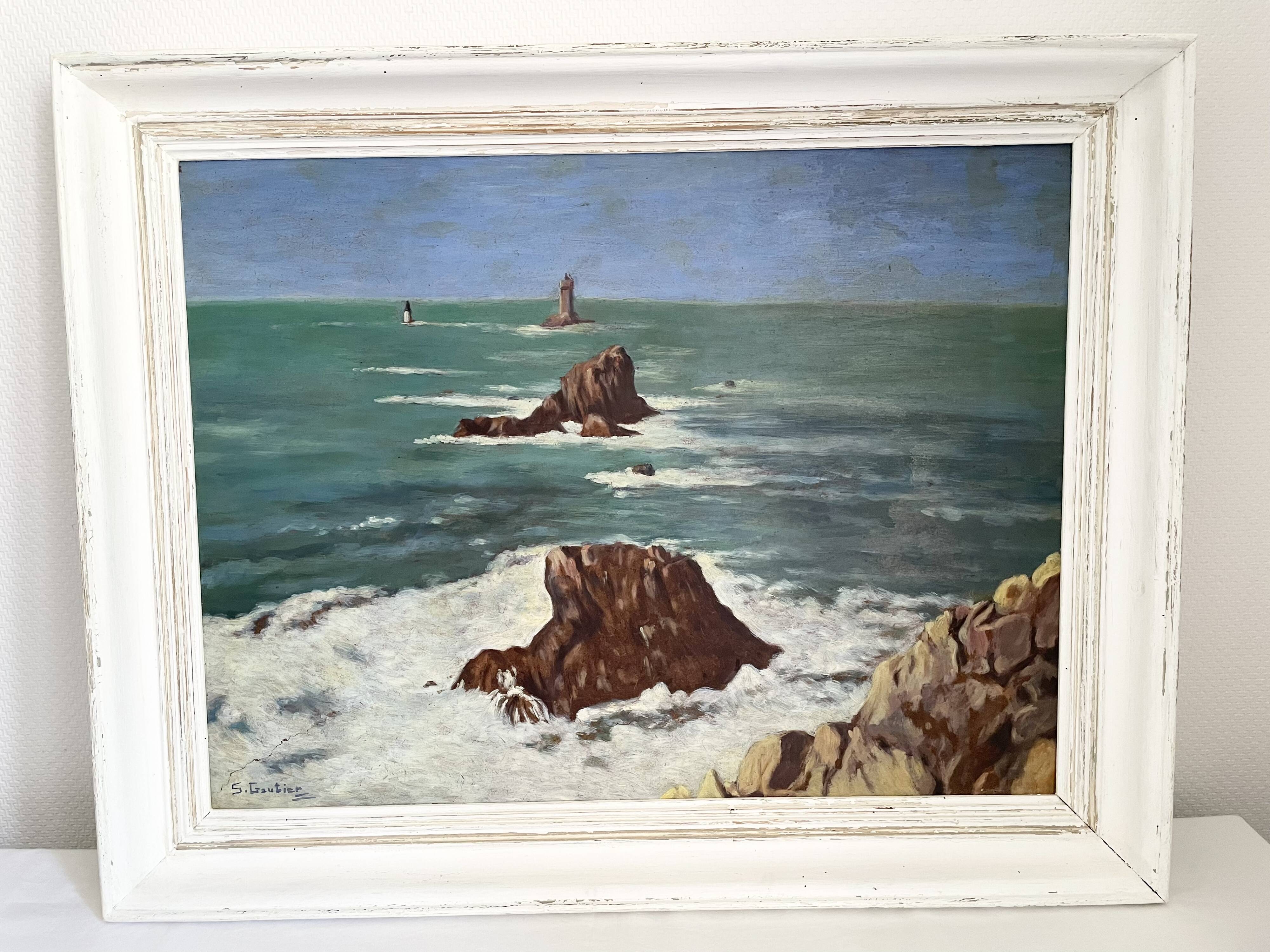 S.GAUTIER marine painting
