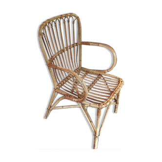 Rattan armchair