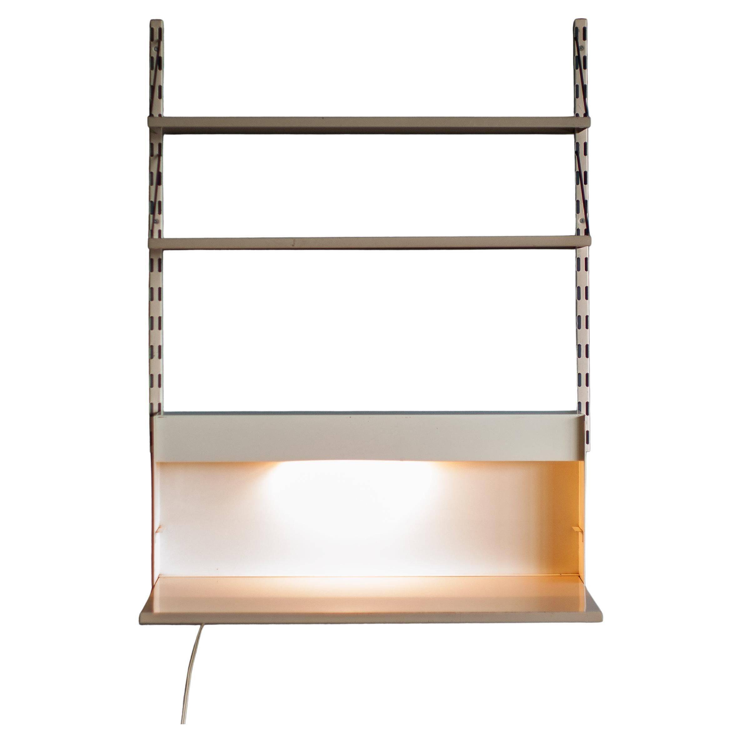 Pilastro Wall Secretary with Integrated Light - Dutch Mid-Century Modern
