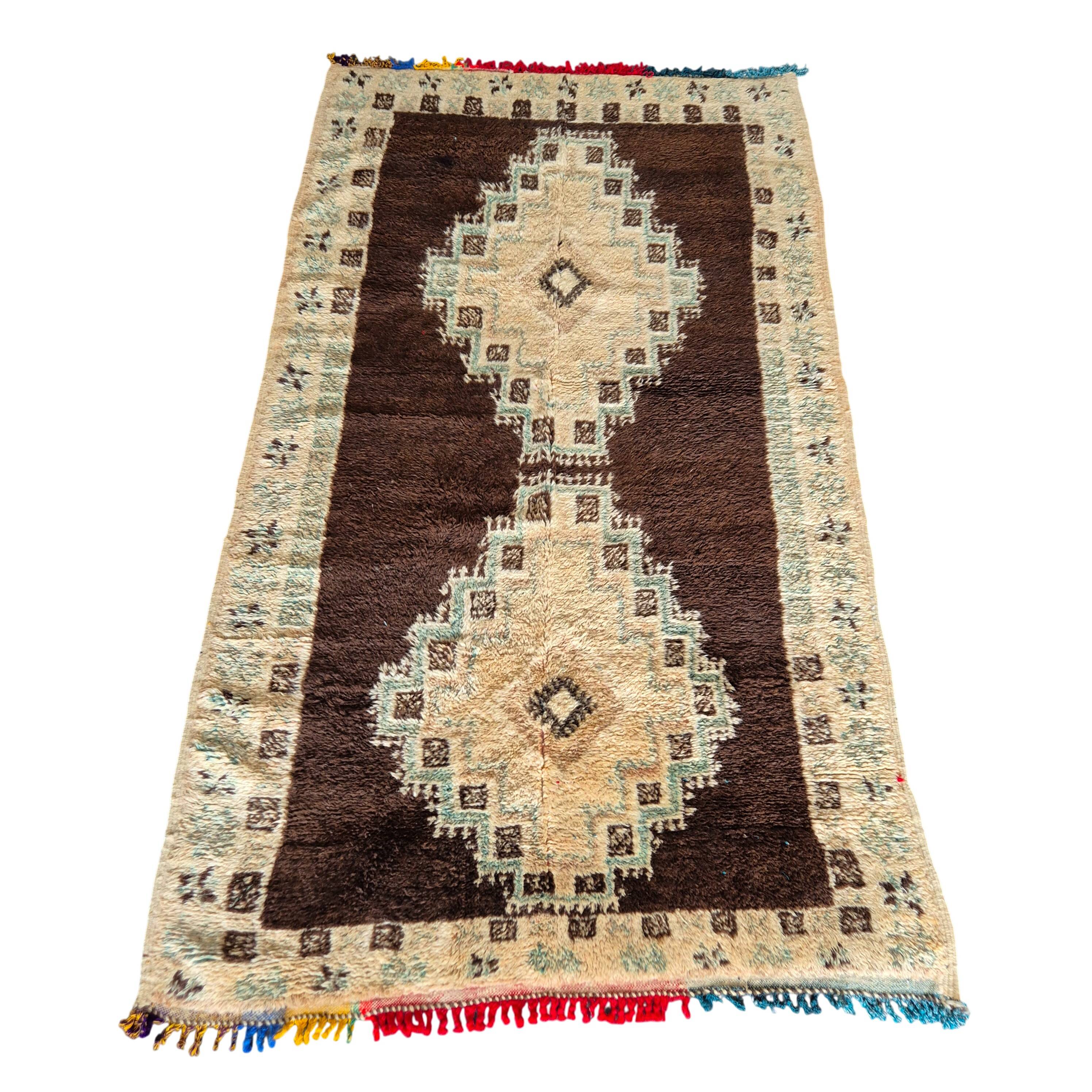 Tapis berbère ancien 110x190