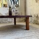 Table basse ronde tripode années 50