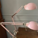 Pale pink architect lamp