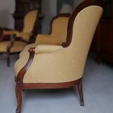 Napoleon III salon set – sofa and 2 armchairs, 19th century