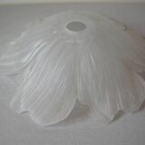 Large lampshade suspension large glass flower 37 cm chandelier lighting