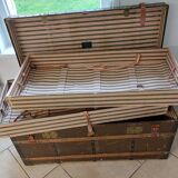 Antique travel trunk