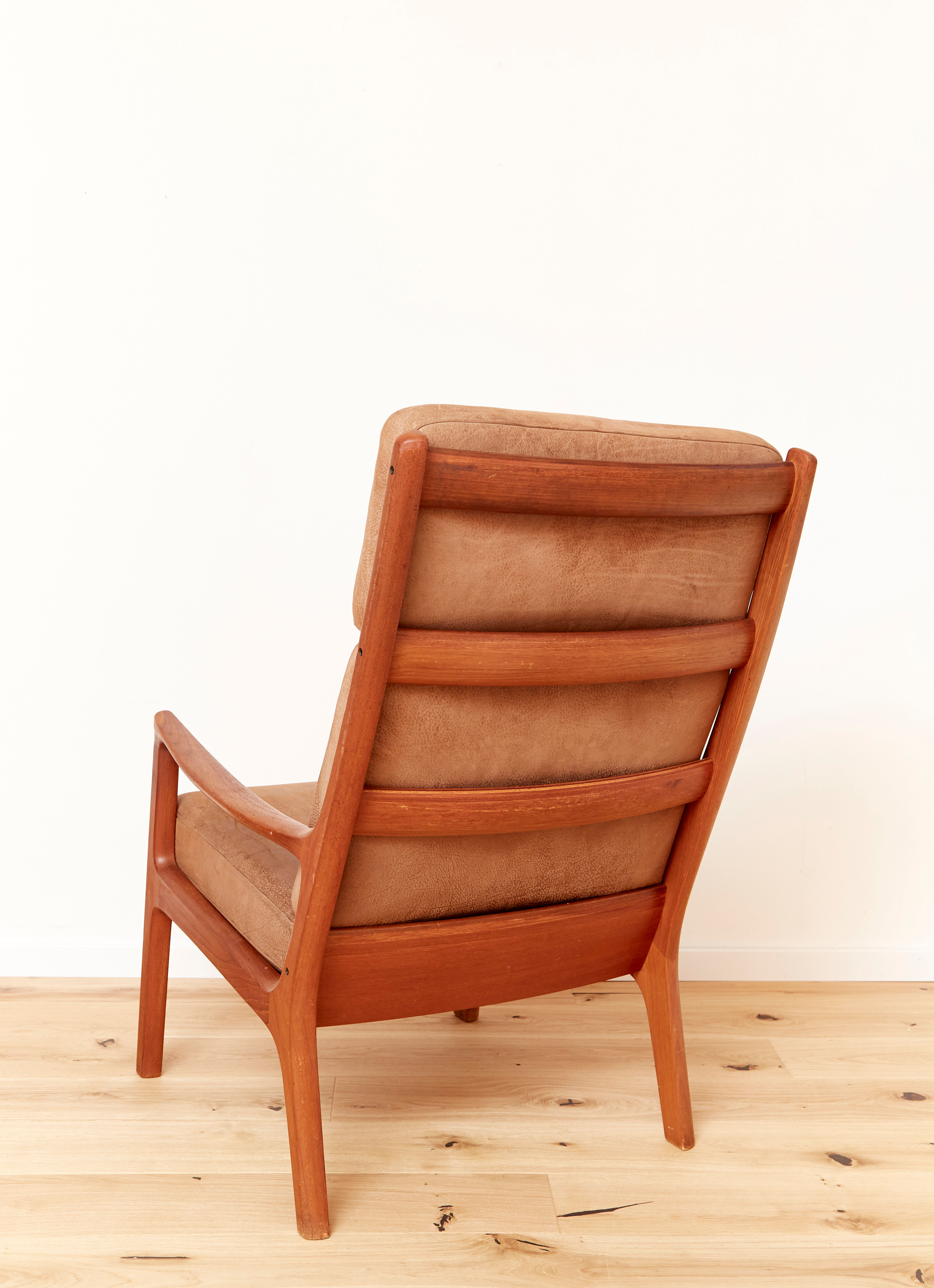 Mid-Century Teak Senator Highback Armchair by Ole Wanscher for CADO