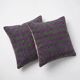 Set of 2 vintage kilim cushion covers 41x41 cm
