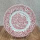 Vintage Italian plate country decor pink – Ceramica Quadrifoglio