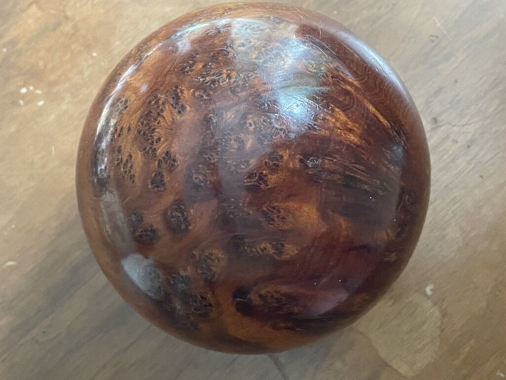 Rare wood decoration ball