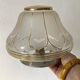 Art Deco ceiling light in frosted glass and gilding