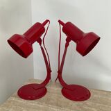 Pair of desk lamps from the 80s