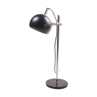 Black metal adjustable desk lamp from Denmark