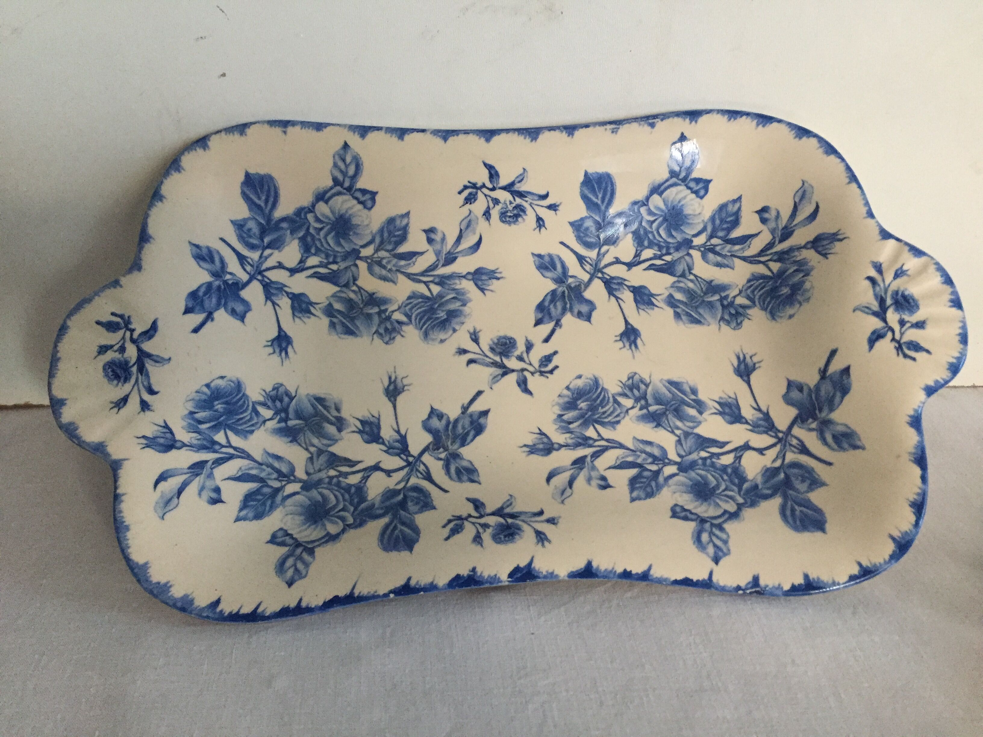 Set of dishes, salad bowl, soup kitchen - blue decor