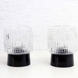 Pair of wall lamps or ceiling lamps 1960