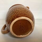 Sarreguemines slip rope pitcher