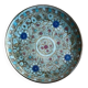 Assiette plate en céramique émaillée, Danuta Le Hénaff
