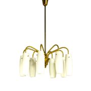 Lampe à Suspension en Laiton des Années 1960 provenant d'Autriche