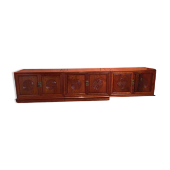 large eighties oriental sideboard