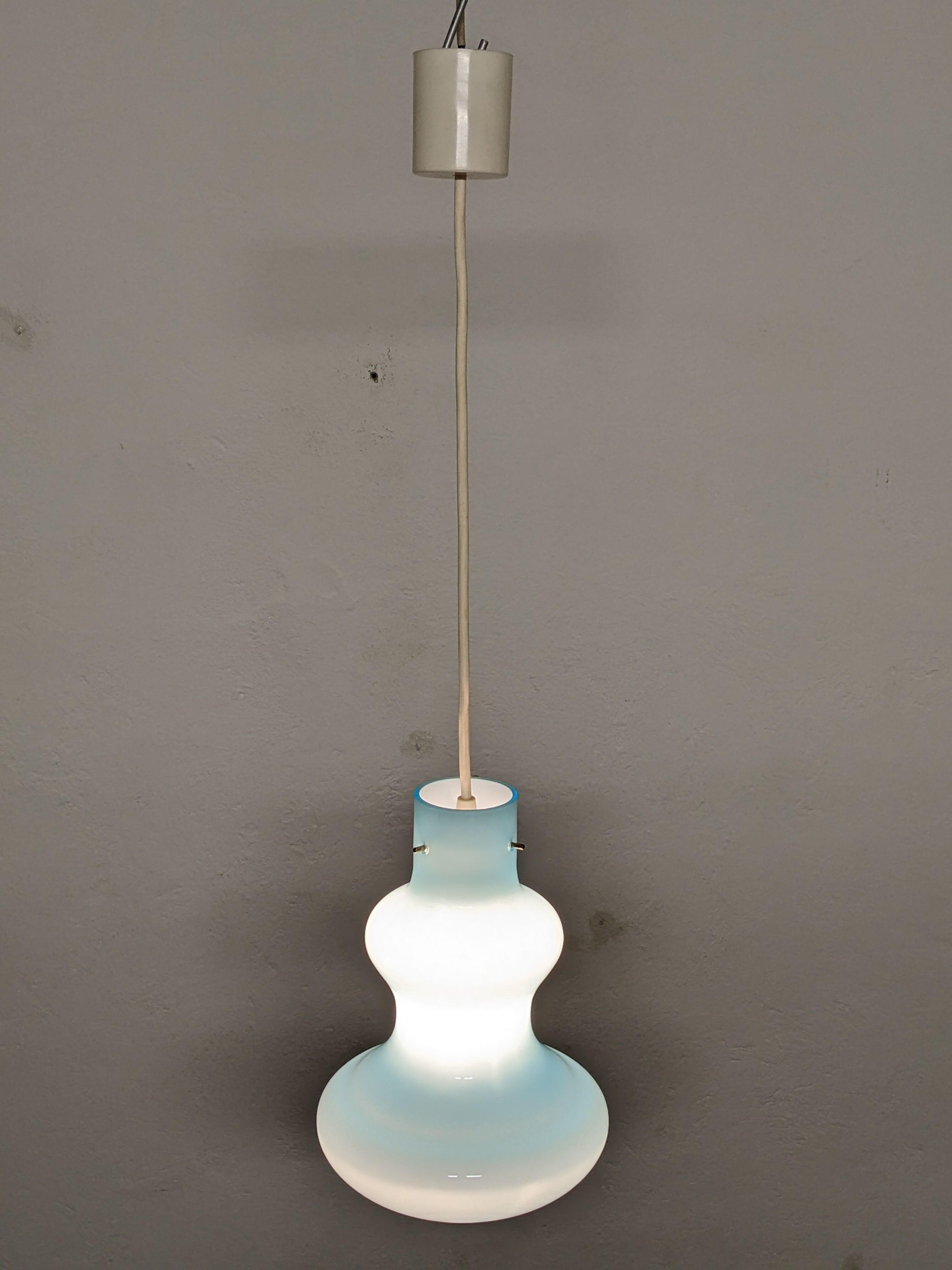 Blue opaline suspension from the 50s/60s