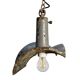 Nr. 2 Vintage industrial mirrored pendant light by Esla