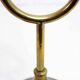 Double brass candle holder
