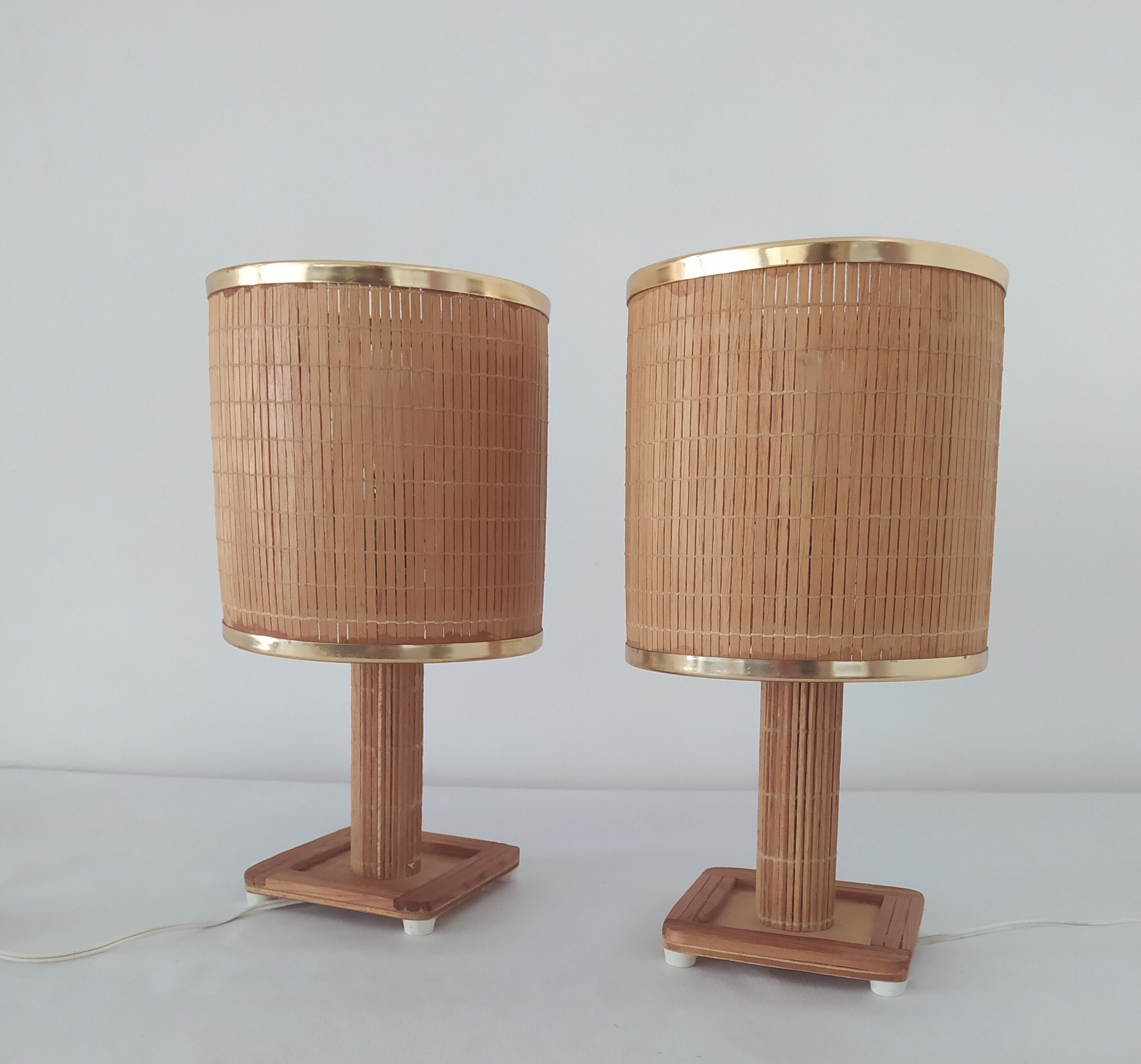Pair of bedside lamps