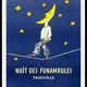Old poster Trouville the night of the tightrope walkers Savignac 1985