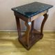 Restoration console in mahogany veneer