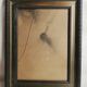 Vintage wooden and plaster frame