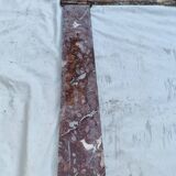 Cheminée en marbre rouge XIXème siècle