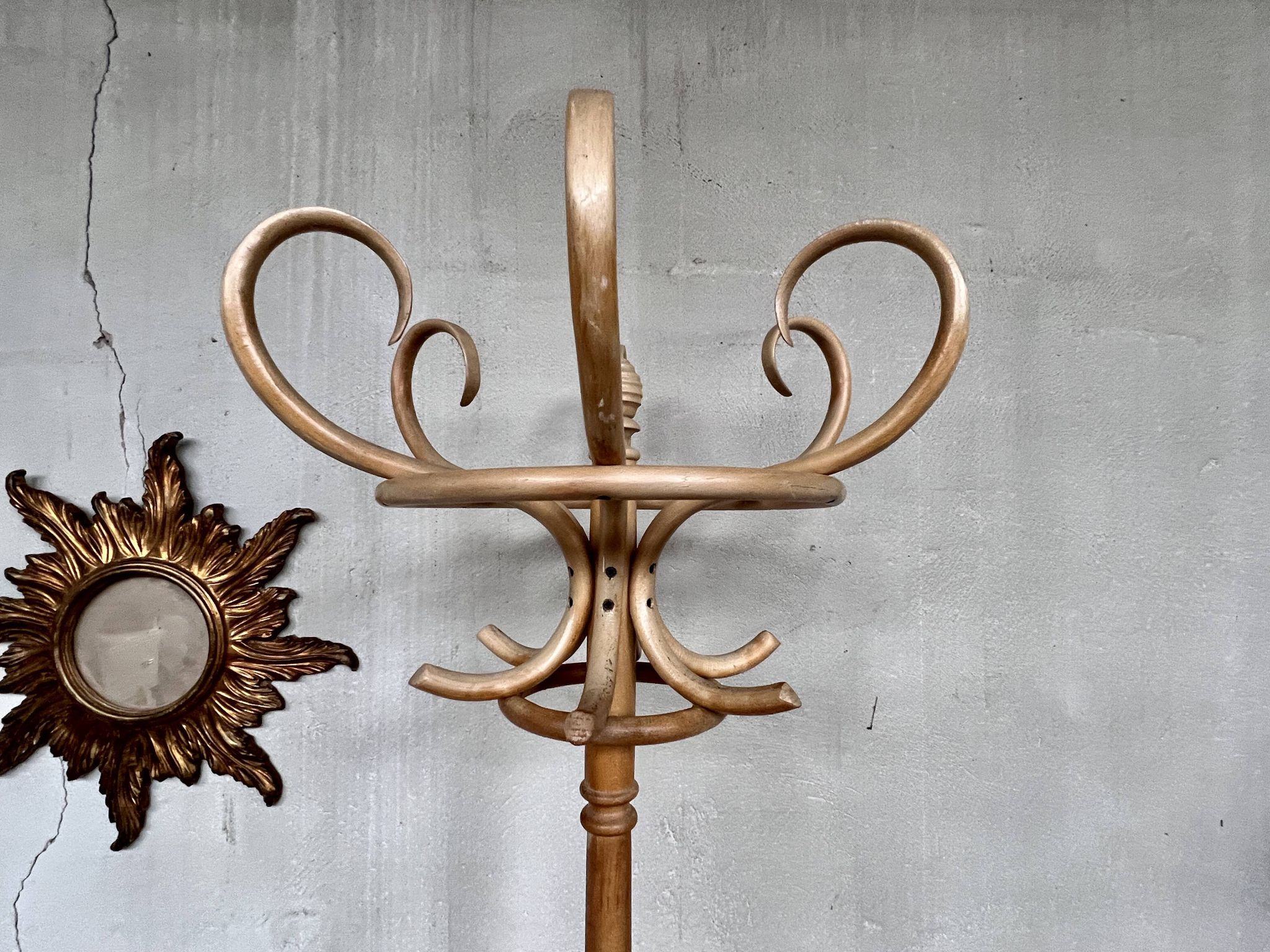 Hat rack coat rack bistro parrot vintage retro