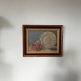 Oil on canvas - still life - signed Leonie de Bailleul