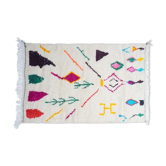 Tapis berbère coloré 159x150cm