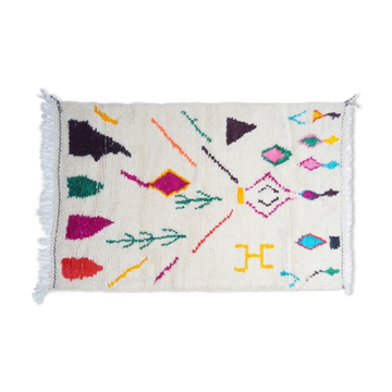 Colorful Berber carpet 159x150cm