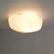 Vintage Italian ceiling light in opaline from the 1960s.