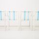 4 garden chairs "Sea side", Hugonet, 1970