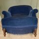 Blue toad armchair