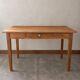 Farm table with a drawer