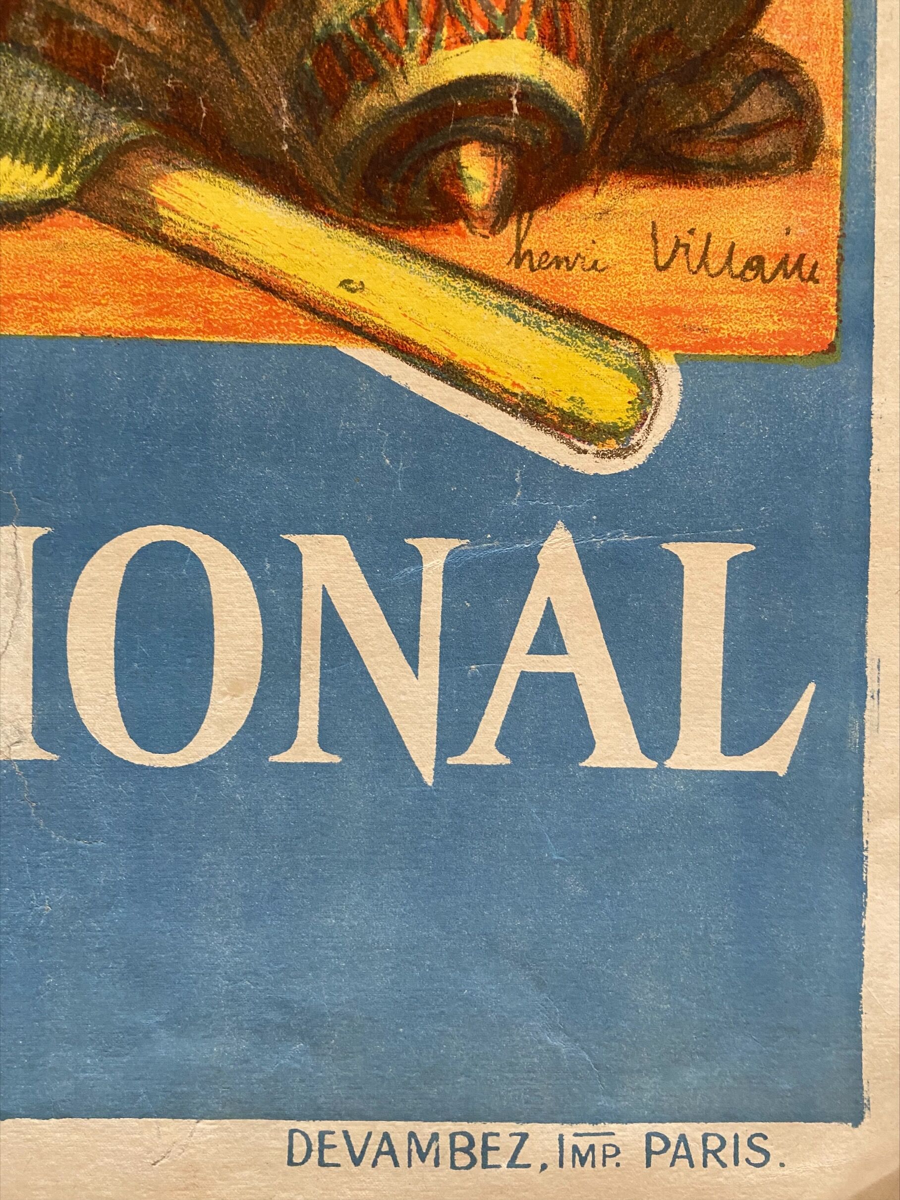 Algerian Company Poster - Henri Villain - Original 20s