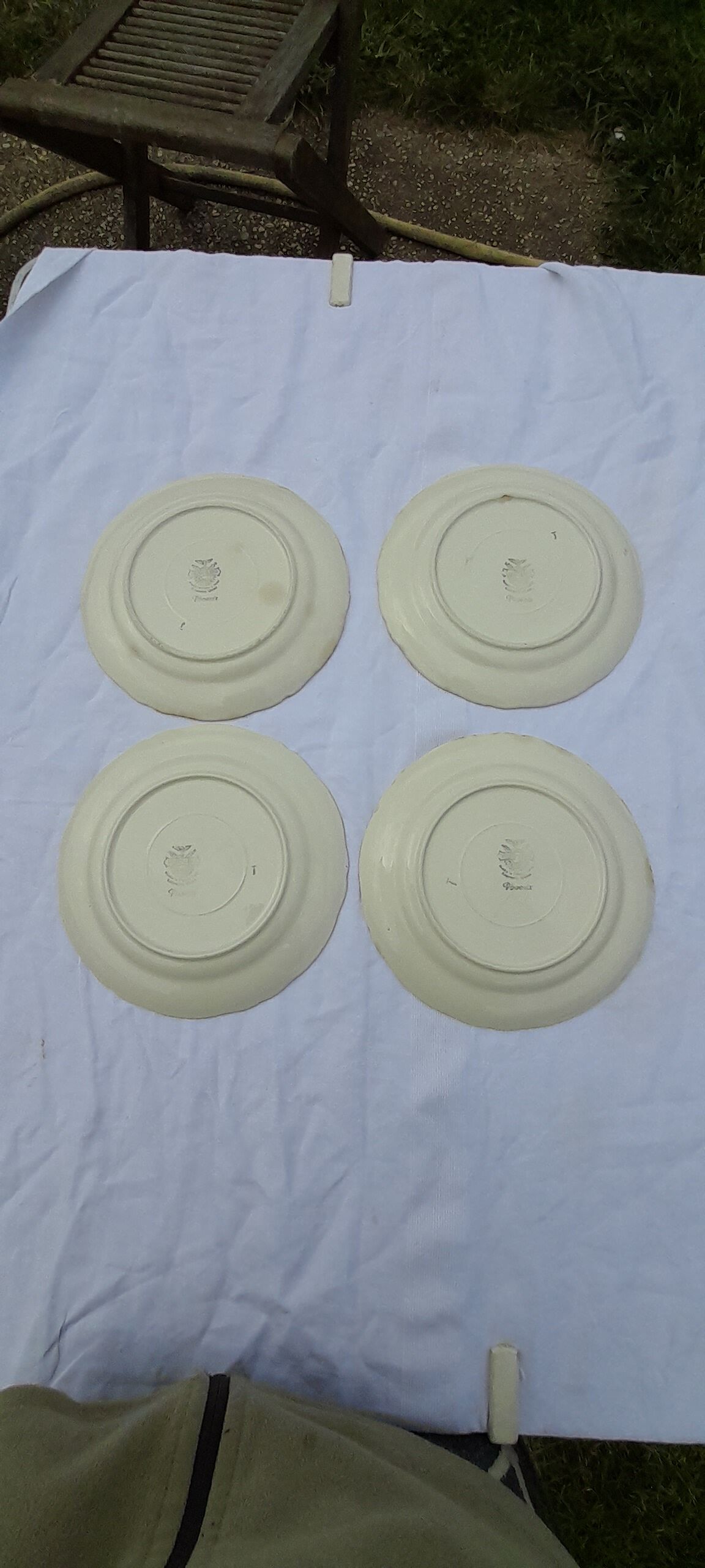 4 dessert plates Villeroy & Boch model Phoenix diam 19 cm