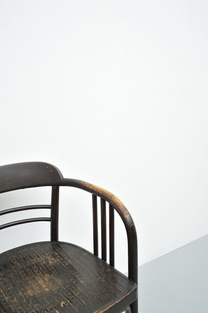 Model 6093 beech chairs by Jacob & Josef Kohn, Vienna, 1890s, set of 2