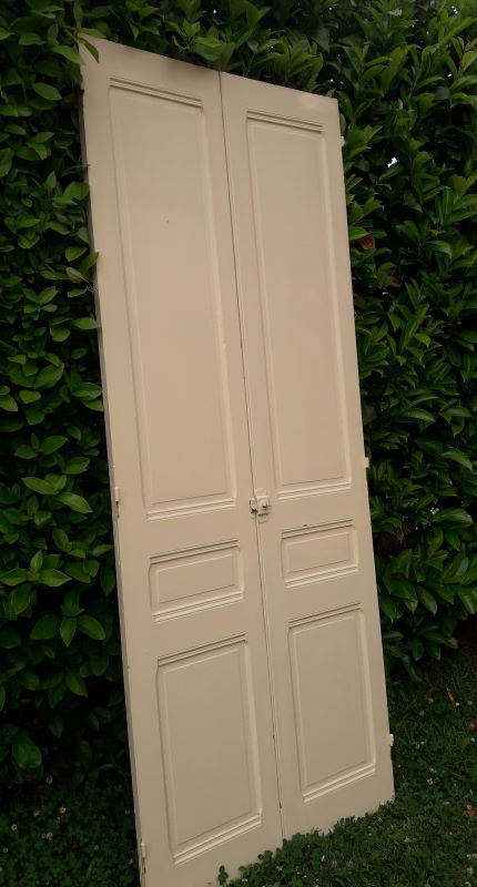 Pair of doors of antique closet